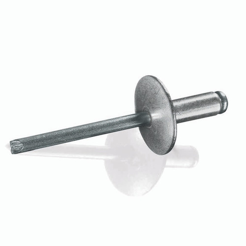 1/8" .063-.125 Goebel/Open End Blind Rivet Large Flange Aluminum-Steel (Pack Qty 500) ABS-42LF