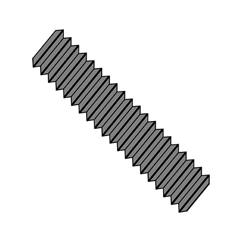 1/2-13X3 ASTM A193 ASME B16.5 B-7 B7 Stud Continuous Thread Plain (Pack Qty 250) BC-5048B7