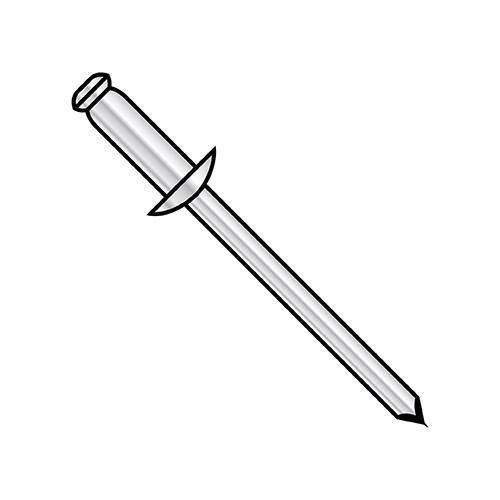 1/4X.02-.12 Aluminum Rivet With Aluminum Mandrel (Pack Qty 2,000) BC-ADA82