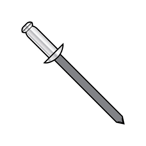 1/4X.62-.75 Aluminum Rivet With Steel Mandrel (Pack Qty 1,500) BC-ADS812