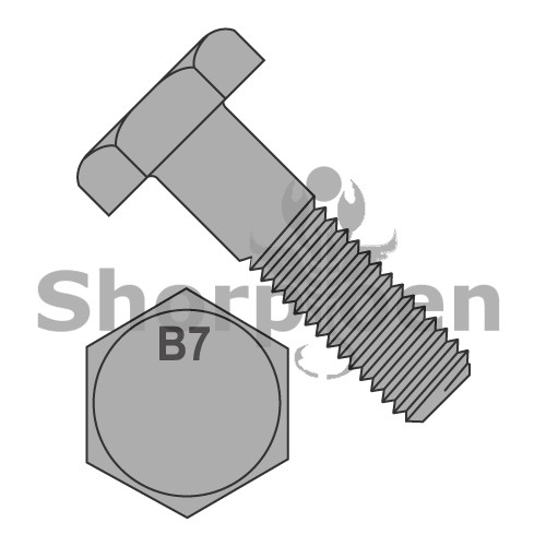 5/8-11X3 Heavy Hex Bolt Grade B7 ASTM A193 Plain (Pack Qty 100) BC-6248BHH7