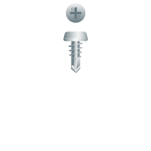 7-20 x 7/16 Phillips Pan Head Framing Screw, Zinc Plated Point# 2 (Pack Qty 10000) F7Z