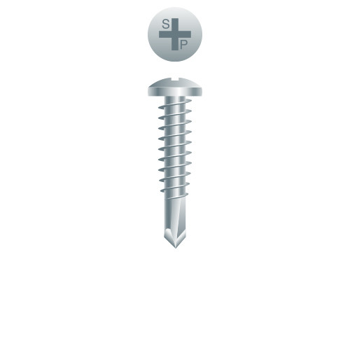 8-18 x 2 Phillips Pan Head, Zinc Plated Point# 2 (Pack Qty 100) P816I