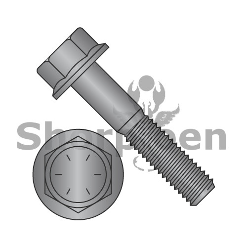 3/8"-16x1 3/4" Hex Head Flange Non Serrated Frame Bolt IFI-111 2002 Grade 8 Black Phosphate (Pack Qty 100 BC-3728BF P