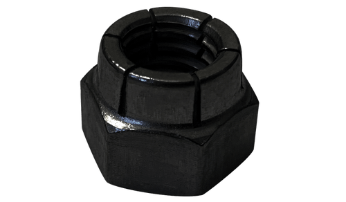 7/16-14  Flex Type Hex Lock Nut Full Height Light Hex Black Oxide And Oil (Pack of 100) BC-43NXLB