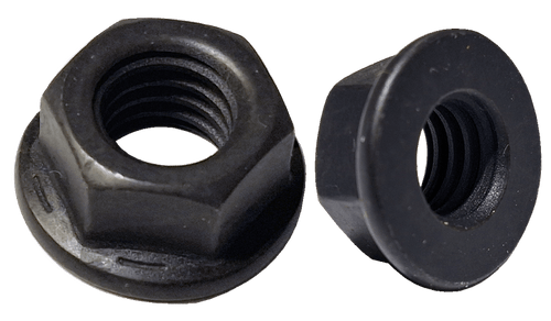 3/8-16  Non-Serrated Hex Flange Nut Grade 8 Black Phosphate And Oil (Pack of 1000) BC-37NRNS8B