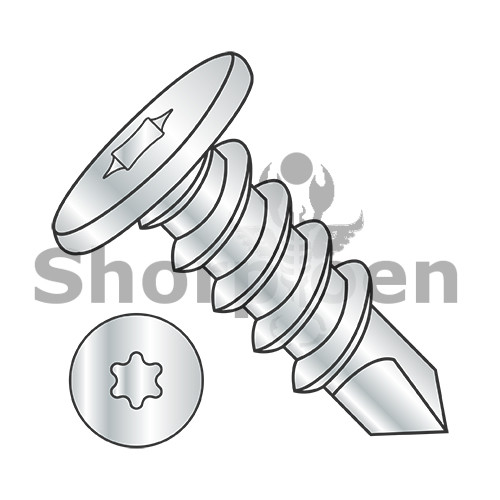 12-14X1/2  Six Lobe Pancake Head Self Drilling Screw Full Thread Zinc Bake (Pack of 4000) BC-1208KTC