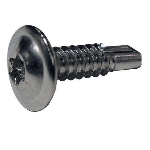 10-16X1 1/2  6 Lobe Modified Truss Head Full Thread Self Drilling Screw 18-8 Stainles Steel (Pack of 1500) BC-1024KTM188