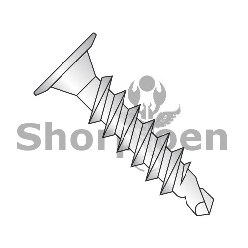 10-16X1 1/4   Phillips Wafer Head Full Thread Self Drilling Screw 410 Stainless Steel (Pack of 1500) BC-1020KWAF410