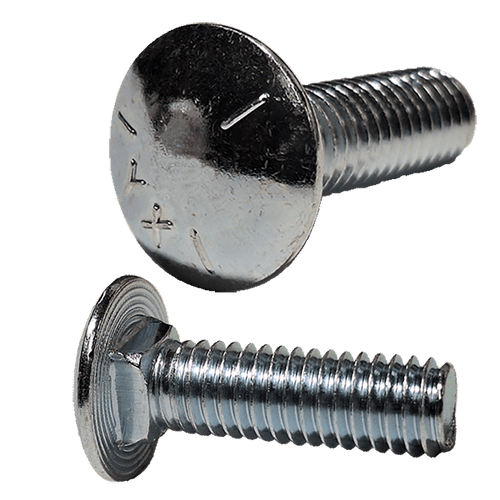 5/16-18X1 1/2  Carriage Bolt Short Neck Grade 5 Full Thread Zinc (Pack of 1000) BC-3124CSN5