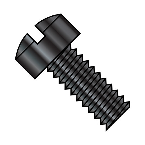 5-40X7/8 Slotted Fillister Head Machine Screw Fully Threaded Black Oxide (Pack Qty 10,000 - PS1) BC-0514MSLB