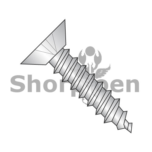 8-15X1 1/4 Phil Flat Undercut Self Tapping Screw Type A Fully Threaded 18 8 Stainless (Pack Qty 2,000) BC-0820APU188