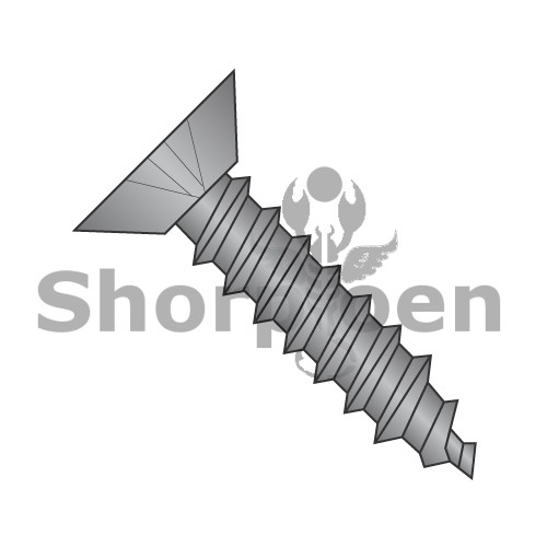 8-15X5/8 Phillip Flat Undercut Self Tapping Screw Type A Fully Threaded Black Oxide (Pack Qty 10,000) BC-0810APUB