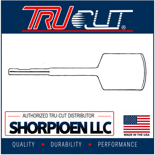 TRU-CUT CLAY SPADE FORGED SPLINE 4X15 (Pack of 1 pc) Part No. CCLAY