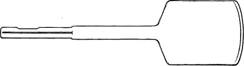 TRU-CUT CLAY SPADE FORGED SPLINE 4X15 (Pack of 1 pc) Part No. CCLAY