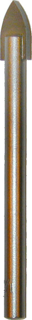 TRU-CUT GLASS AND TILE DRILL BIT SINGLE CARBIDE TIP 1/4  (Pack of 12)  Part No. GD.250