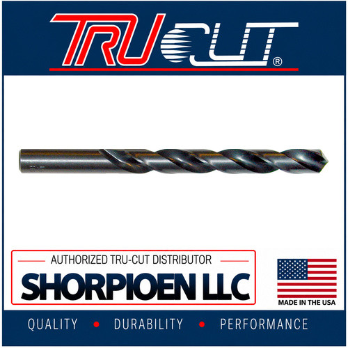 TRU-CUT JOBBER DRILL BIT WIRE SIZE HSS 135 SPLIT POINT HEAVY DUTY #11X3-1/2 .1910 DEC  (Pack of 12)  Part No. HD11