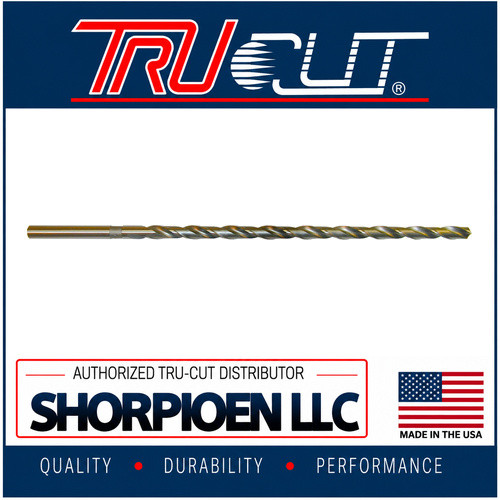 TRU-CUT EXTRA LENGTH DRILL BIT HSS 118 POINT LONGBOYS 13/16X18 (Pack of 12) Part No. L18.812