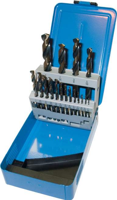 TRU-CUT DRILL BIT SET 60 PC HEAVY DUTY SET #1 THRU #60 METAL INDEX (Pack of 1 pc) Part No. MHD-60