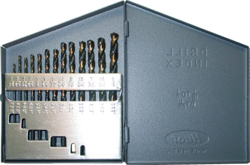 TRU-CUT DRILL BIT SET 13 PC BLACK & GOLD SET 1/16 THRU 1/4 BY 64THS (Pack of 1) Part No. MHDC-13