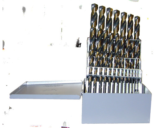 TRU-CUT DRILL BIT SET 29 PC BLACK & GOLD SET 1/16 THRU 1/2 BY 64THS (Pack of 1 pc) Part No. MHDC-29