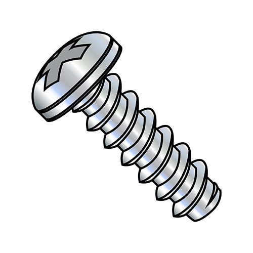 2-32X5/16 Phillips Pan Self Tapping Screw Type B Fully Threaded Zinc (Pack Qty 10,000) BC-0205BPP