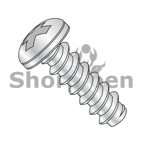 6-20X1 1/4 Phillips Pan Self Tapping Screw Type B Fully Threaded Zinc (Pack Qty 7,000) BC-0620BPP