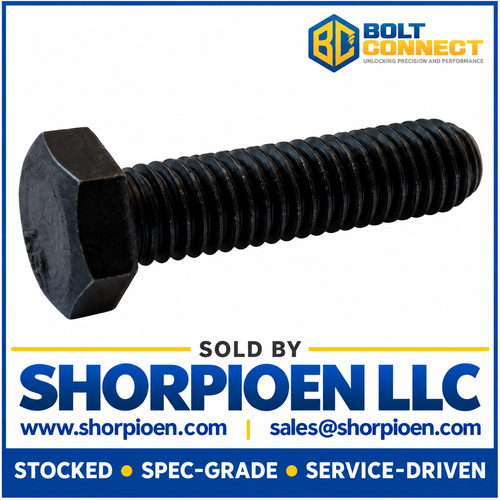 5/16-18X1 1/2 Hex Cap Screw Grade 2 Non A307 Black Oxide and Oil (Pack Qty 850) BC-3124CH2B