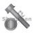 5/8-11X4 1/4 Hex Head Flange Non Serrated Frame Bolt IFI-111 2002 Grade 8 Black Phosphate (Pack Qty 100) BC-6268BF