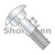 1/4-20X7 1/2 Carriage Bolt Partially Threaded 6" Thread Under Sized Body Zinc (Pack Qty 200) BC-14120C