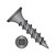 6X1 Square Recess Drive Bugle Head Coarse Thread Drywall Screw Black Phosphate (Pack Qty 7,500) BC-0616CQG