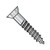 8-15X3/4 Phillips Flat Full Body 2/3 Thread Wood Screw 18 8 Stainless Steel (Pack Qty 3,000) BC-0812DPF188