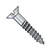 14-10X2 1/2 Slotted Flat Full Body Wood Screw Zinc (Pack Qty 700) BC-1440DSF