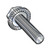 3/4-10X3 1/2 Serrated Hex Flanged Washer Full Thread Screw Case Hard Zinc (Pack Qty 40) BC-7556MWW