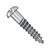 14-10X1 Slotted Round Full Body Wood Screw Zinc (Pack Qty 1,000) BC-1416DSR