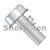 1/4-20X1/2 Unslotted Indented Hex Head External Sems Machine Screw Full Threaded Zinc (Pack Qty 3,000) BC-1408EH