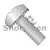 4-40X1/4 Phillips Pan External Sems Machine Screw Fully Threaded 18-8 Stainless Steel (Pack Qty 5,000) BC-0404EPP188