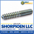 5/16-18X2 1/2 Hanger Bolt Full Thread Zinc (Pack Qty 700) BC-3140BH