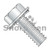 10-32X1/2 Unslotted Hex Washer External Sems Machine Screw Fully Threaded Zinc And (Pack Qty 4,000) BC-1108EW