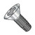4-40X1/2 Phillips Flat Thread Cutting Screw Type F Fully Threaded 18-8 Stainless Steel (Pack Qty 5,000) BC-0408FPF188
