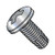 10-24X1 3/4 Phillips Pan Thread Cutting Screw Type F Fully Threaded Zinc (Pack Qty 2,500) BC-1028FPP