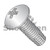 8-32X3/8 Phill Full Contour Truss Thread Cutting Screw Type F Fully Threaded 18-8 S/steel (Pack Qty 5,000) BC-0806FPT188