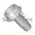 8-32X1/2 Slotted Indented Hex Washer Thread Cutting Screw Type F Fully Thread 18-8 Stain (Pack Qty 5,000) BC-0808FSW188