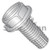 10-24X3/4 Slotted Indented Hex Washer Thread Cut Screw Type F Full Thread 410 Stainless St (Pack Qty 3,000) BC-1012FSW410