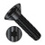 1/4-20X6 Six Lobe Flat Floor Board Screw Type F Black Phosphate (Pack Qty 200) BC-1496FTFB