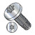 10-24X1/2 Six Lobe Pan Thread Cutting Screw Type F Fully Threaded Zinc (Pack Qty 8,000) BC-1008FTP