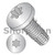 4-40X3/8 Six Lobe Pan Thread Cutting Screw Type F Fully Threaded 18 8 Stainless Steel (Pack Qty 5,000) BC-0406FTP188