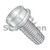 1/4-20X2 1/2 Unslotted Indented Hex Washer Thread Cutting Screw Type F Fully Threaded Zinc An (Pack Qty 1,000) BC-1440FW