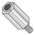 4-40X7/16 Three Sixteenths Hex Male Female Standoff Aluminum (Pack Qty 1,000) BC-100704HMA