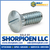 1/4-20X5/8 Slotted Truss Head diam.425-.448 hgt.083-.104 ribneck diam.275-.290 Track Bolt Zinc (Pack Qty 5,000) BC-1410TBSR